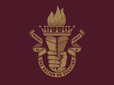 Apparel II apparel benny gold liberty one nation on vacation paper plane