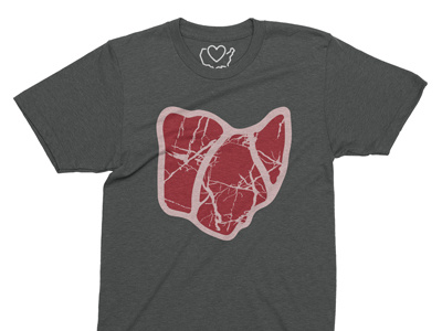 Ohio Steak apparel graphic logo meat ohio screenprint steak t shirt tee