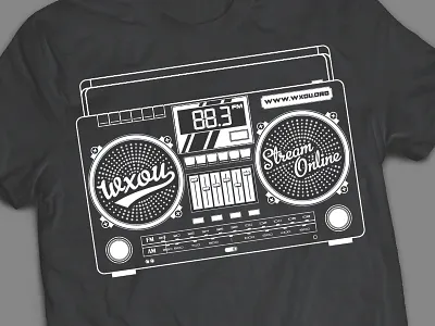 WXOU Boombox ats boombox t shirt wxou