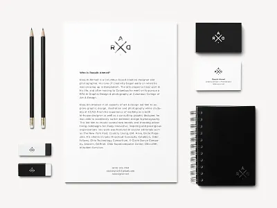 RAD brand branding columbus logo minimal mockup ohio personal rad radesigner