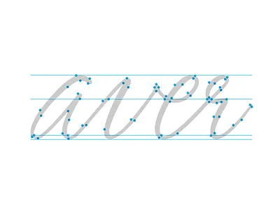 Aver Logo Points calligraphy draft draught drawing hand lettered letterforms lettering logo logotype script