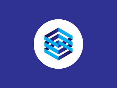 Untitled dimensional icon lines logo