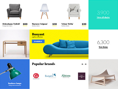 Manollo E-Commerce adaptive design e commerce furniture responsive shop ui ux web