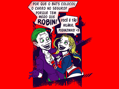 Danado - Estampa para Medieval Camisetas arlequina coringa estapa harley illustration joker print quinn shirt silkscreen squad suicide