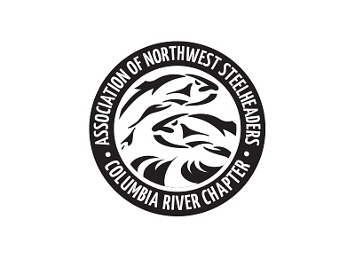 NW Steelheaders Logo fishin fishing logo northwest steelhead