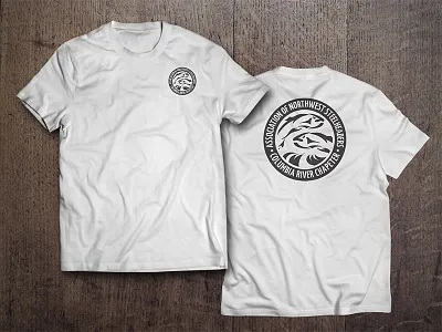 NW Steelheaders T Shirt fishin mockup northwest screen print tshirt