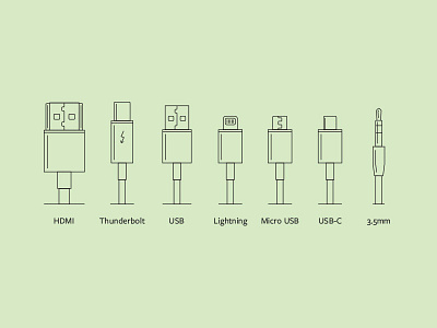 Cables cable cables diagram icon illustration monoweight moshi single weight