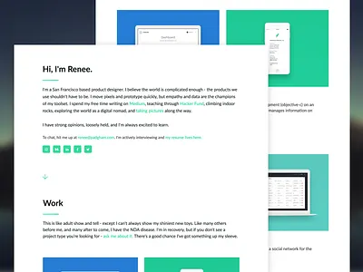 Portfolio Redesign designer minimal portfolio redesign ui ux web