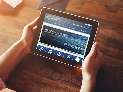 Continuum Analytics branding ui design