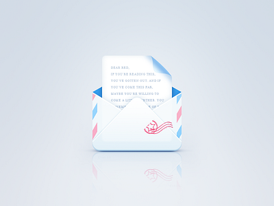 Mail blue clean contact email envelope icon mail message mobile white