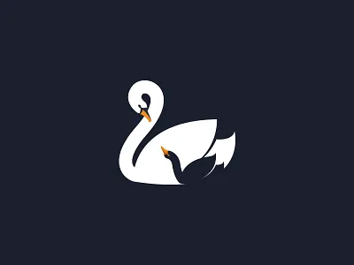 Mother Swan :) clean creative design dribbble flat flat design game icon love product ui