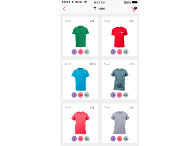 Clothes Shop ios shop sketch t shirt