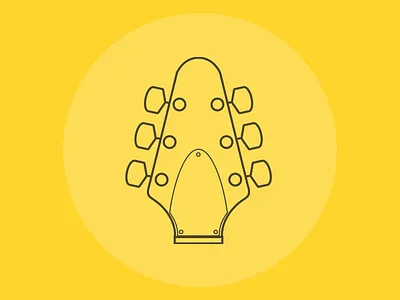 Guitar Head guitar icons music