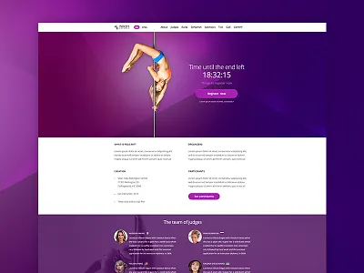PoleArt Estonia design interface marts martspro pole poleart poledance psd site