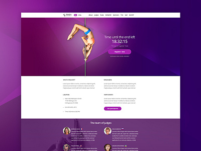 PoleArt Estonia design interface marts martspro pole poleart poledance psd site