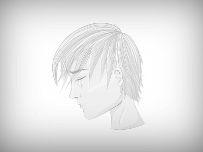 Sadness and sorrow adobe illustration photoshop sad tears wacom