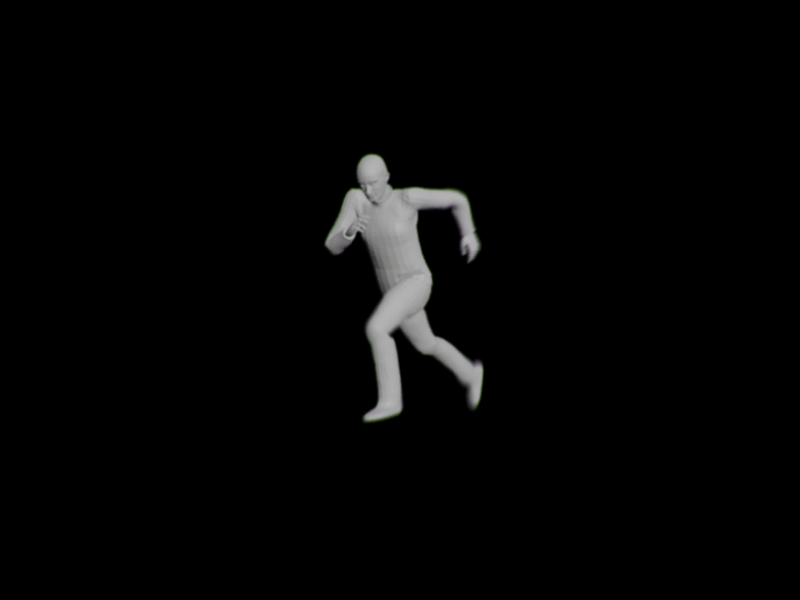 Run! 3d cycle fracture gif houdini rbd run shatter sidefx simulation