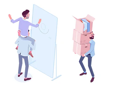 Boys #2 box boys character clothes hard helpful isometric rboy rocketboy