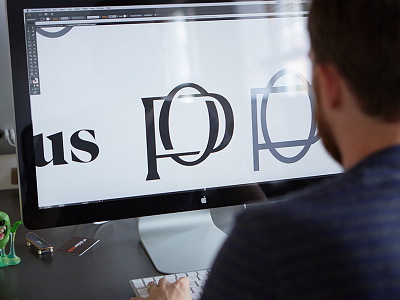 Monogram Creation - OP brand identity branding identity design monogram op opus process