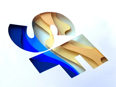 SF Paper Type craft dimensional dimensional type freelance layers lettering paper papercraft process tactile type typography