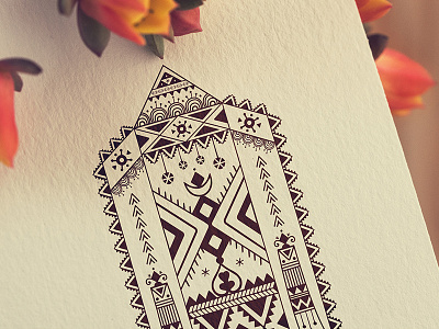 motif art folkart motif pattern