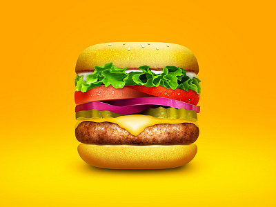 Hamburger food