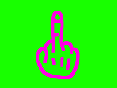 Stinkefinger ftw color ftw fuck gif green illusion middle finger neon penis pink world