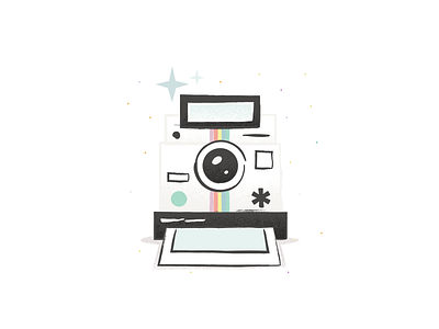 Polaroid camera icon illustration picture polaroid