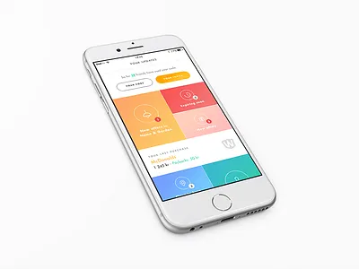 Wrapp - Dashboard app card colors dashboard data personal wrapp