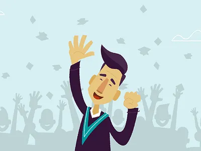 Graduation graduation illustration man university