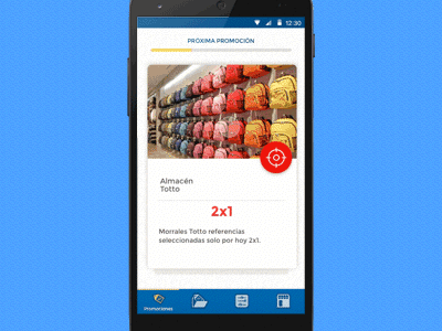 App Design - Hunting Offer android app gif interactive ios mobile outlet ui unico ux