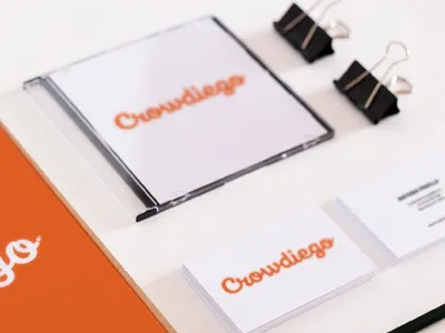 Crowdiego Branding branding crowdiego logo typography