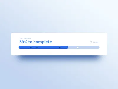 086 DailyUI — Progress Bar 086 bar dailyui progress ui