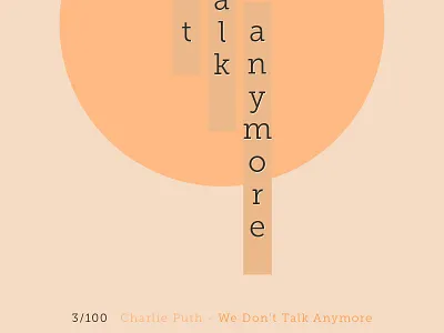 100 Days Of Lyrics 003 100 days challenge design nippon color poster