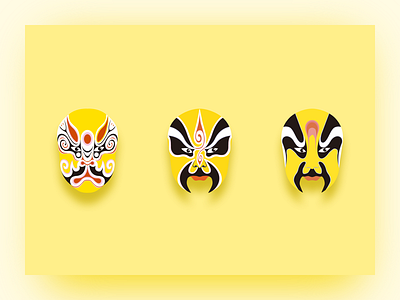 Facial makeup of Beijing Opera