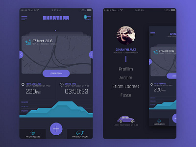 SmartCar aplication app car ios