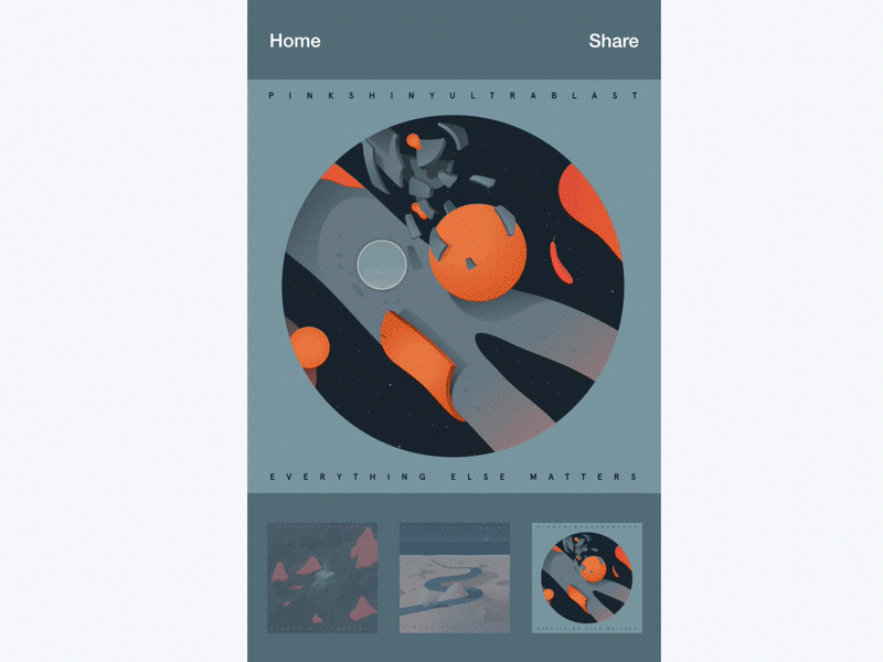 Album Sharing album animation cover music
