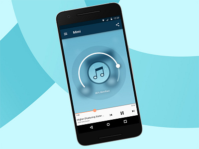 Mimi Music android app – music player android goodpatch material design music music player player ui