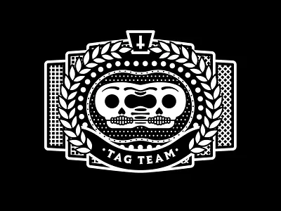 Tag Team Champions of the World conjoined twins skull title wrestling