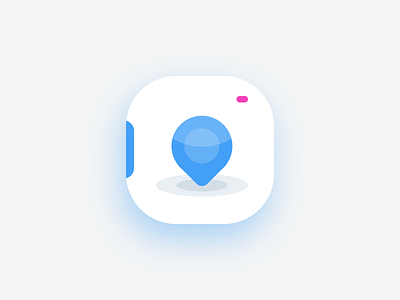 Photography App Icon Final Version app camera flare lens location photography pin ui