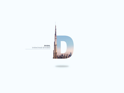 Dubai building burj khalifa city d dubai letter logo luxury photography tower uae united arab emirates