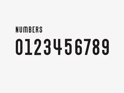 Numbers font its a trap letters numbers