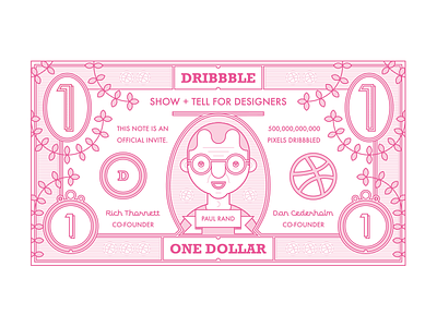 Dribbble Invite Giveaway x1 cederholm dan draft freebie giveaway invitación invite paul rand regalar rich thornett