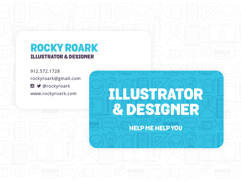 Branding | "New Business Cards" branding business cards fun illustration illustrator vector work