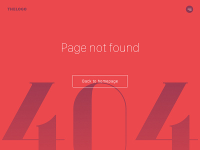 404 404 daily dailyui minimal ui