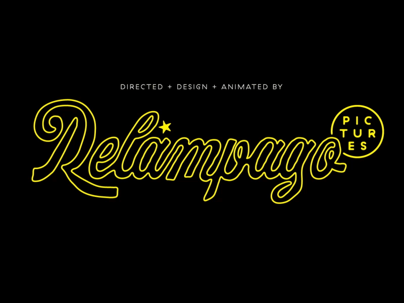 Relampago Pictures after effects animation lettering motion movie mowe relampago rlmpg videogame yello