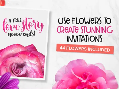 Floral Designer Kit Invitation Preview collection design floral florist flower kit photoshop png transparent