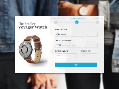 Credit Card Checkout Page | 002 002 check out credit card daily100 ecommerce form ux uxdesign