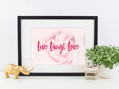 Live Laugh Love collection design floral florist flower kit photoshop png transparent