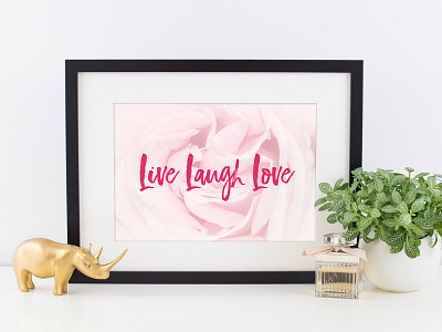 Live Laugh Love collection design floral florist flower kit photoshop png transparent